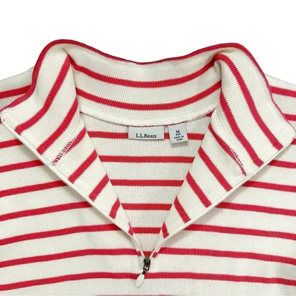 L.L. Bean | French Sailor’s Quarter Zip Pullover (M) 🇫🇷 - Picture 3 of 5